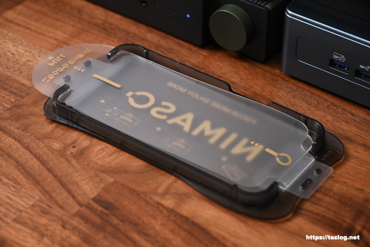 NIMASO アンチグレア iPhone 17 Pro 用 ガラスフィルム 貼り付けキット 2