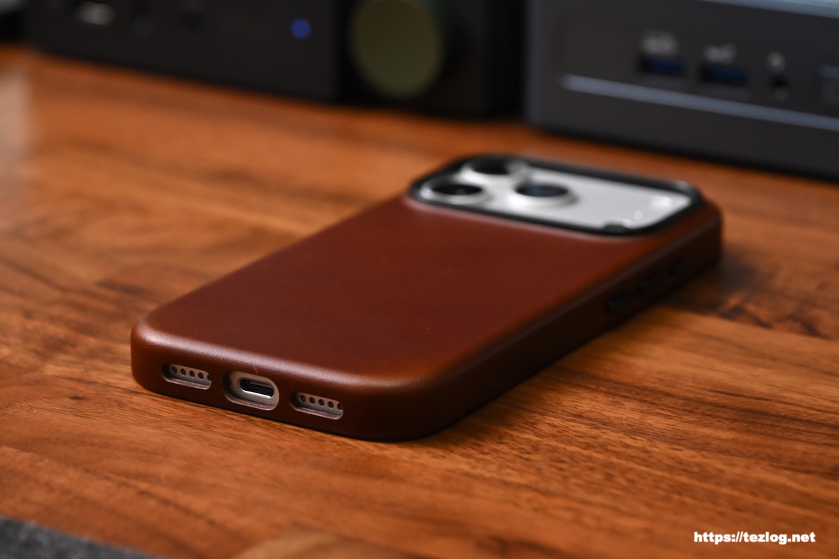SHIELDON ベーシックケース 本革レザー レトロコーヒー / iPhone 17 Pro
