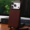 SHIELDON ベーシックケース 本革レザー レトロコーヒー / iPhone 17 Pro