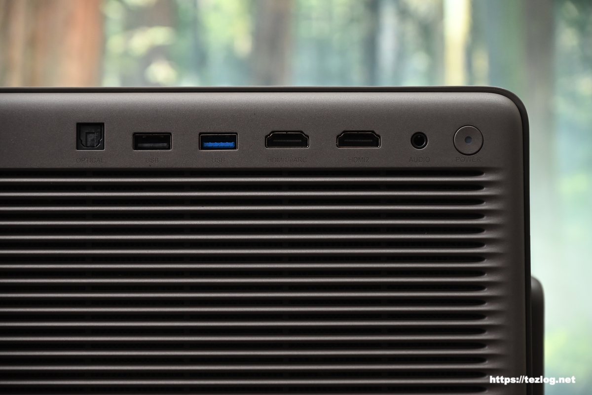 XGIMI HORIZON 20 Pro 本体背面 搭載ポート一覧