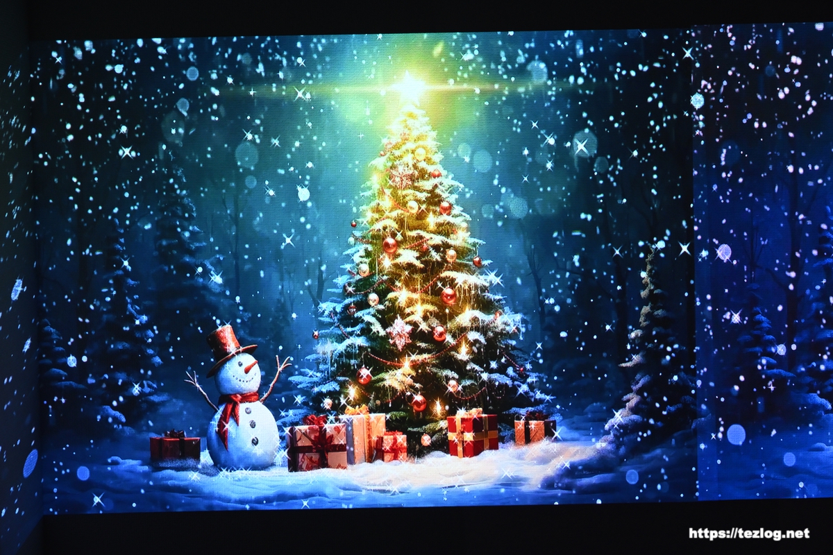 XGIMI 4Kプロジェクター HORIZON Pro でXGIMI Wall の映像