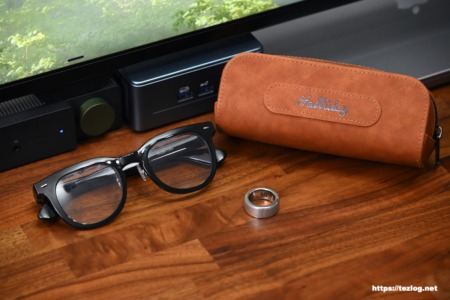 Halliday AIグラス 本体とリングコントローラー・ケース