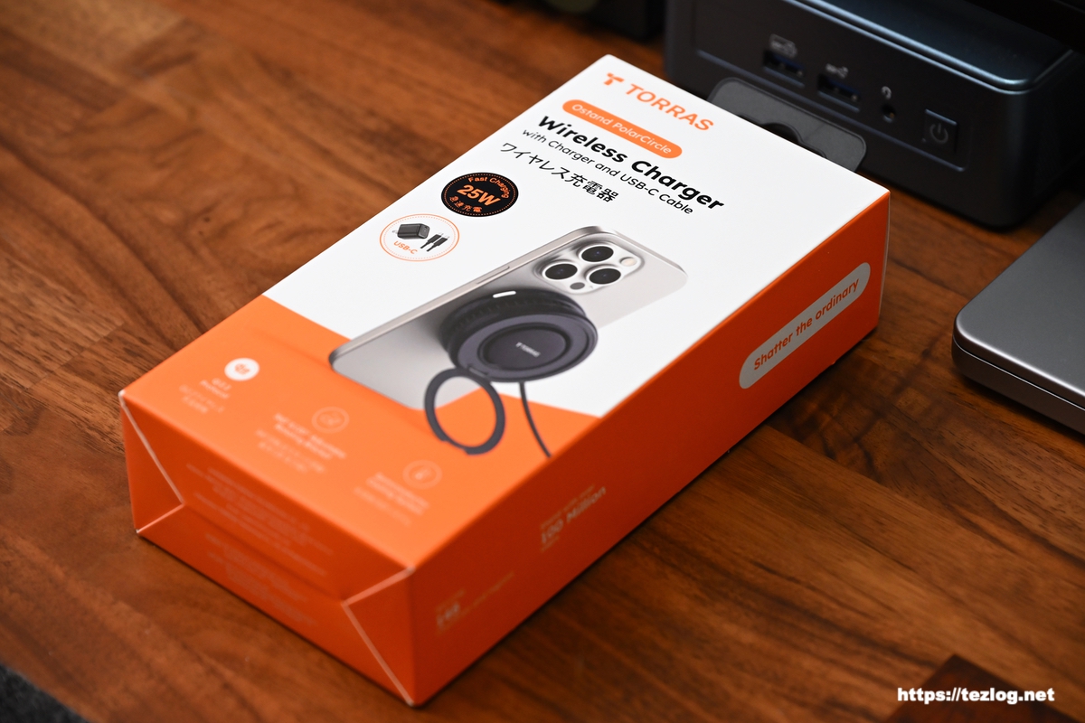 TORRAS Ostand PolarCircle Qi2 Magsafe充電器 パッケージ