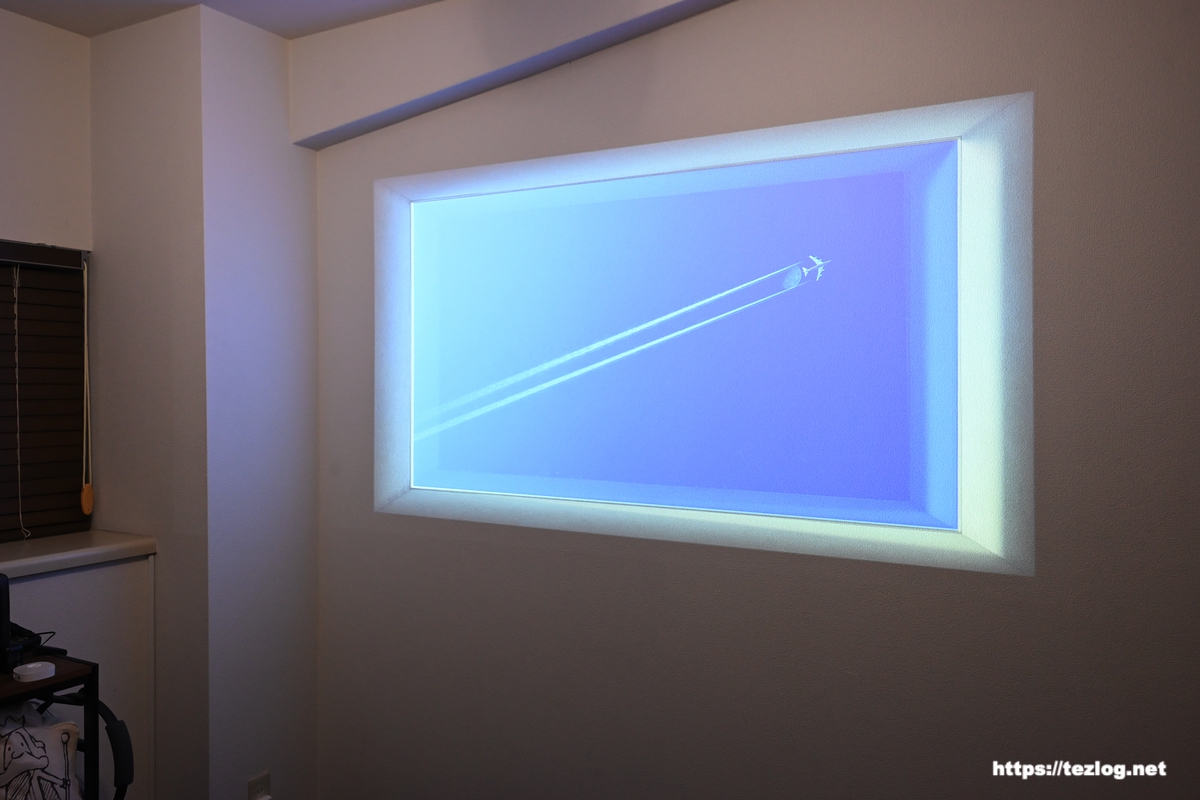 XGIMI 4Kプロジェクター HORIZON Pro XGIMI Wall 照明オン