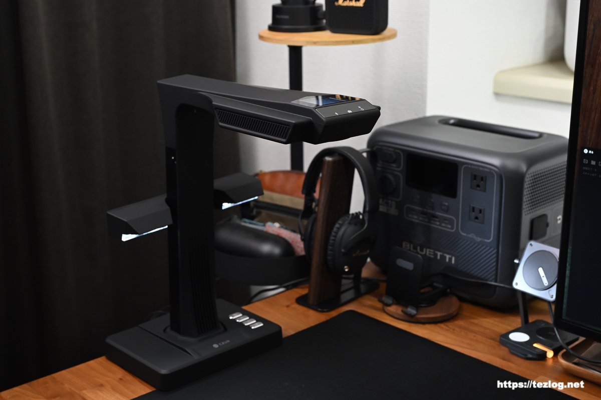 CZUR ET MAX デスクへの設置