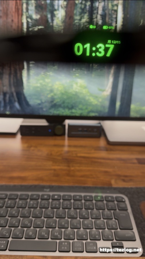 Halliday AIグラス ホーム画面表示