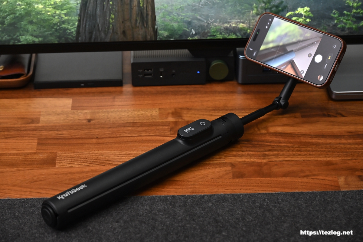 KraftGeek JustTap MagSafe対応 スマホ三脚