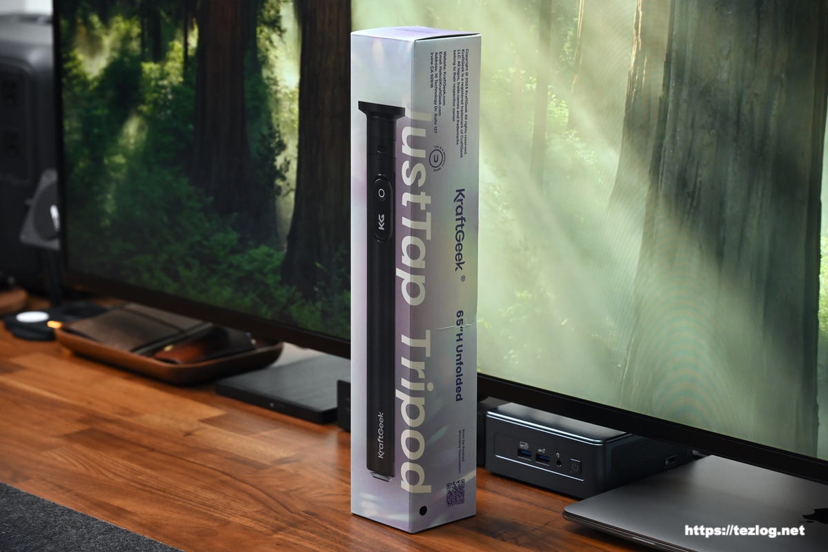 KraftGeek JustTap MagSafe対応 スマホ三脚 パッケージ