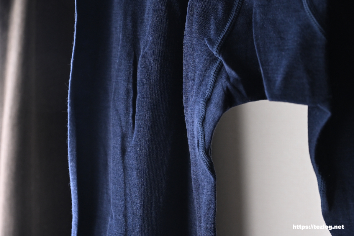 ワークマン メリノウール100 ミドルウエイト ロングタイツ コン 股下