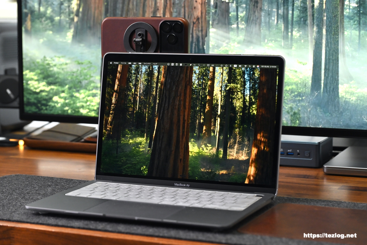 Dual Magic Ring Pro でiPhoneとMacBook Airを連結 3