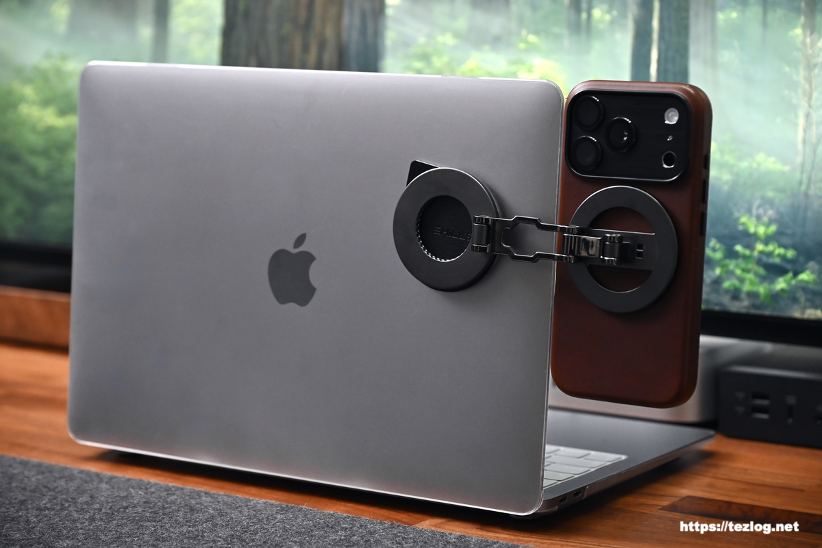 Dual Magic Ring Pro でiPhoneとMacBook Airを連結 2