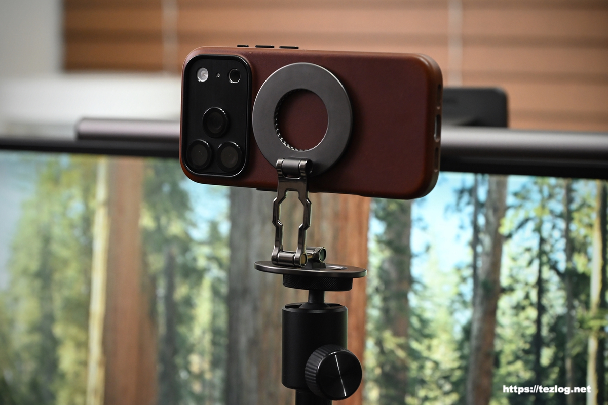 Dual Magic Ring Pro を1/4インチネジで三脚に取り付け