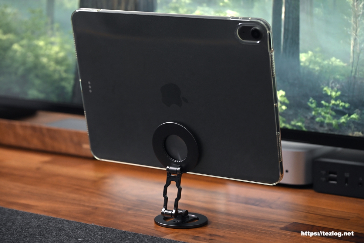 Dual Magic Ring Pro / iPad Air 11インチ マグネットスタンド使用。