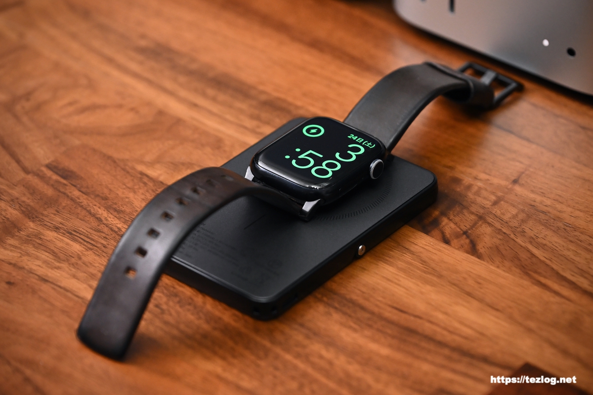MATECH MagOn Watch Slim 5000 アップグレード版 Apple Watchを充電