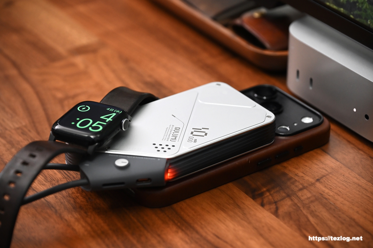 Aulumu M10 10000mAh 3in1 両面マグネット式モバイルバッテリー