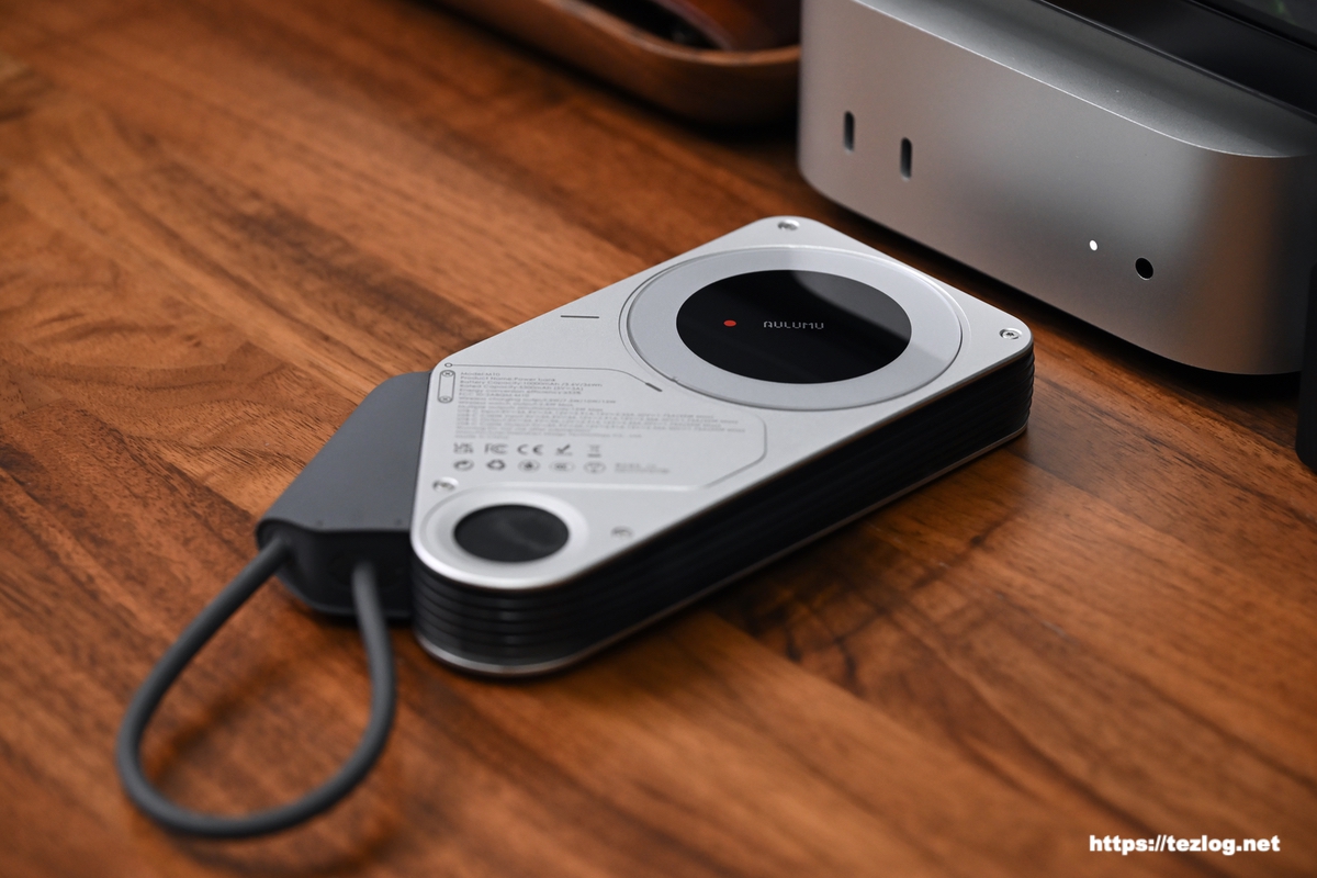 Aulumu M10 10000mAh 3in1 両面マグネット式モバイルバッテリー