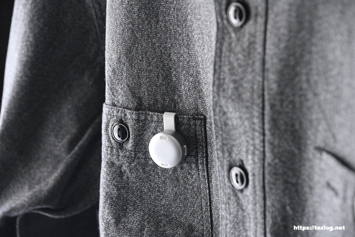 Anker Soundcore Work クリップで服に留める