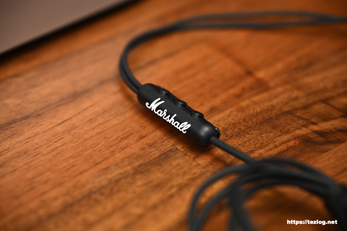 Marshall カナル型有線イヤホン Mode USB-C リモコン