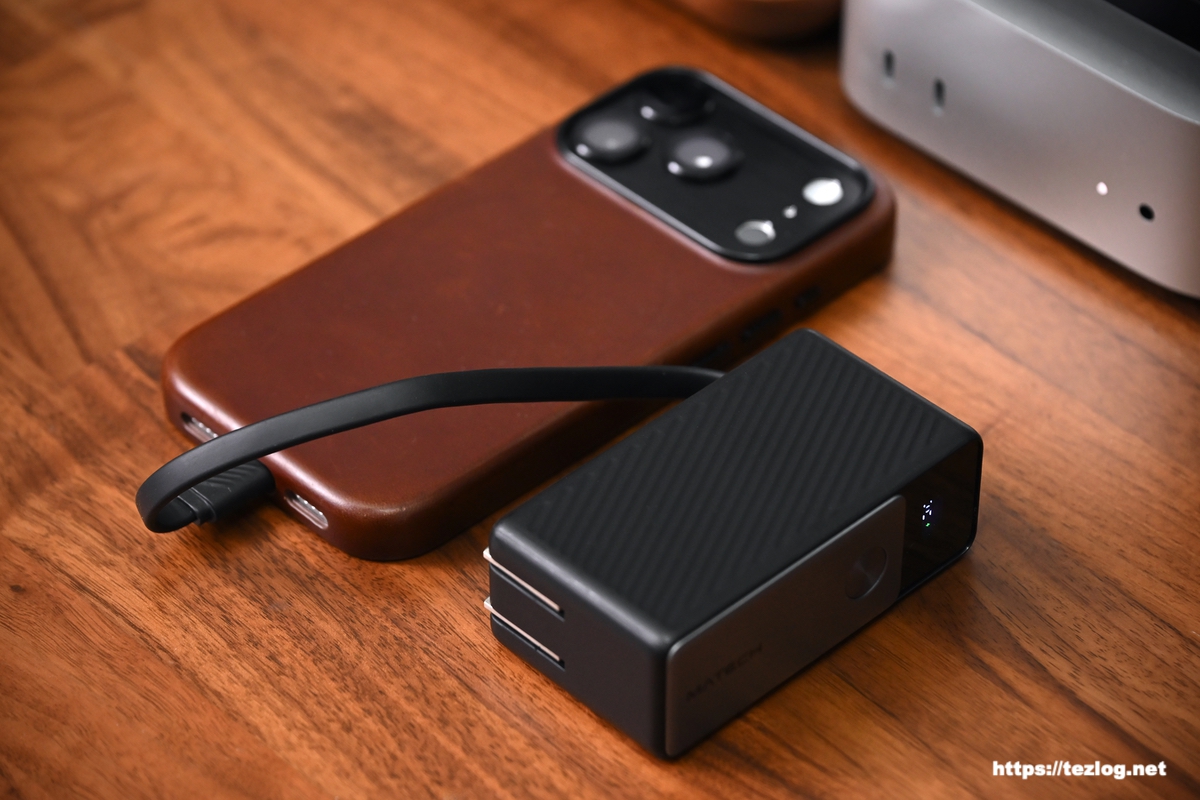 MATECH PowerFusion 5000で iPhone 17 Proを充電