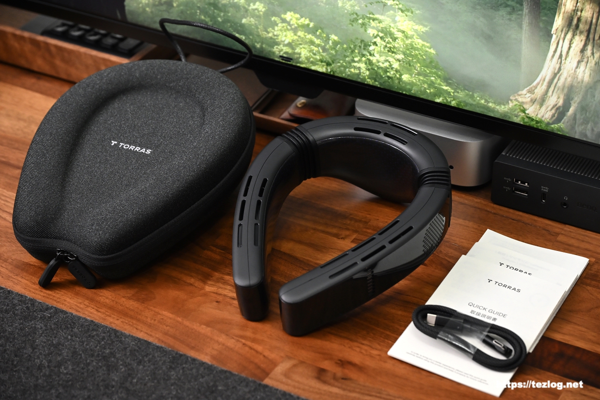 TORRAS COOLiFY Cyber Fold 収納ケース・本体・USB Type-C ケーブル・説明書