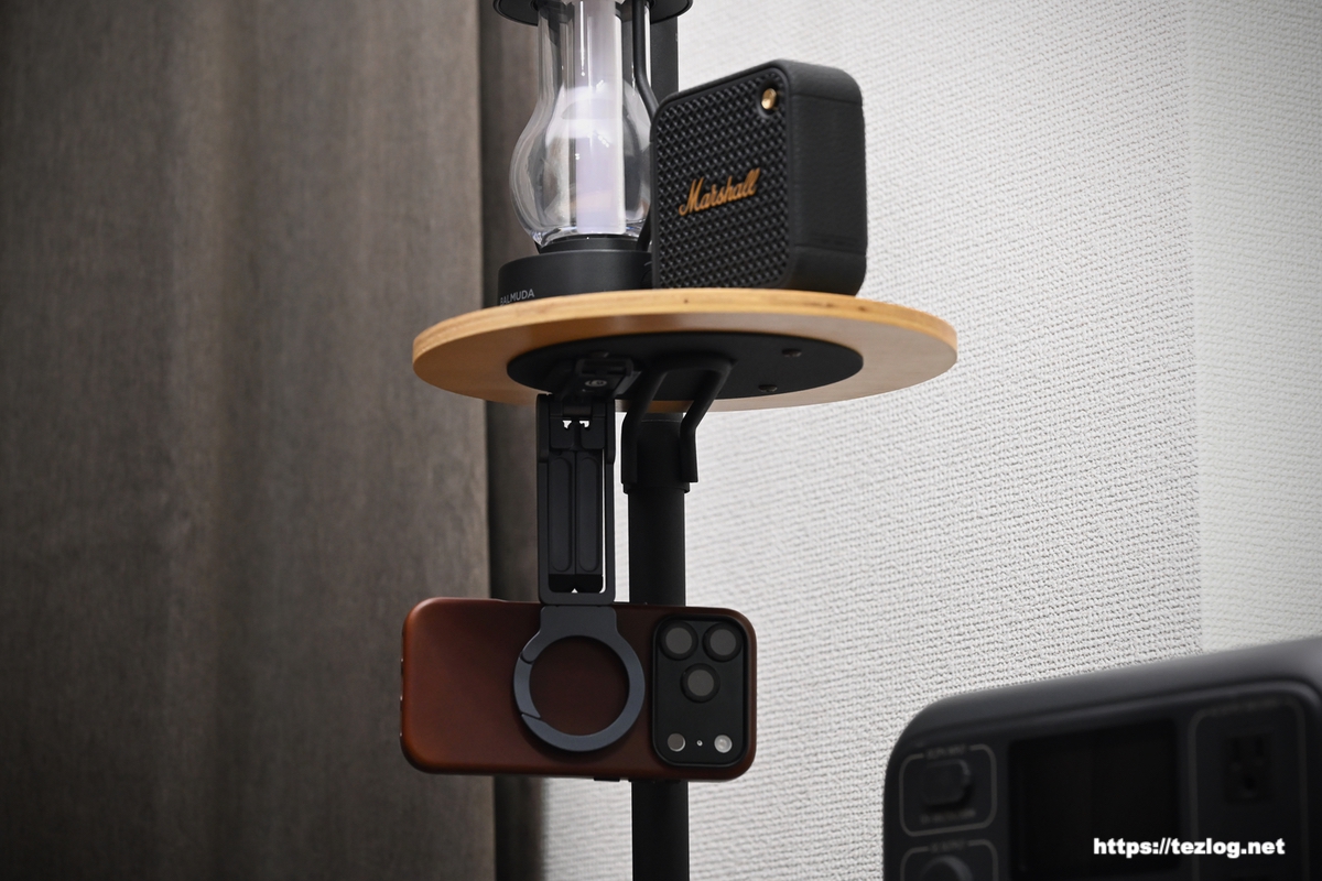 Ulanzi MA38 MagLock スマホスタンド T163 マグネットでスチール家具に貼り付けて吊り下げ