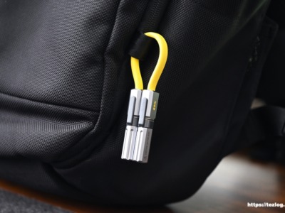 AOHi PROMETHEUS 3in1 EDC Cable バッグにぶら下げて携帯