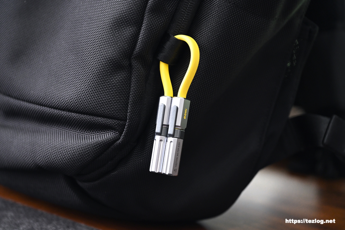 AOHi プロメテウス 3-in-1 チタニウム EDC ケーブル