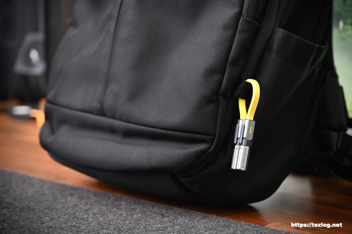 AOHi PROMETHEUS 3in1 EDC Cable バッグにぶら下げて携帯
