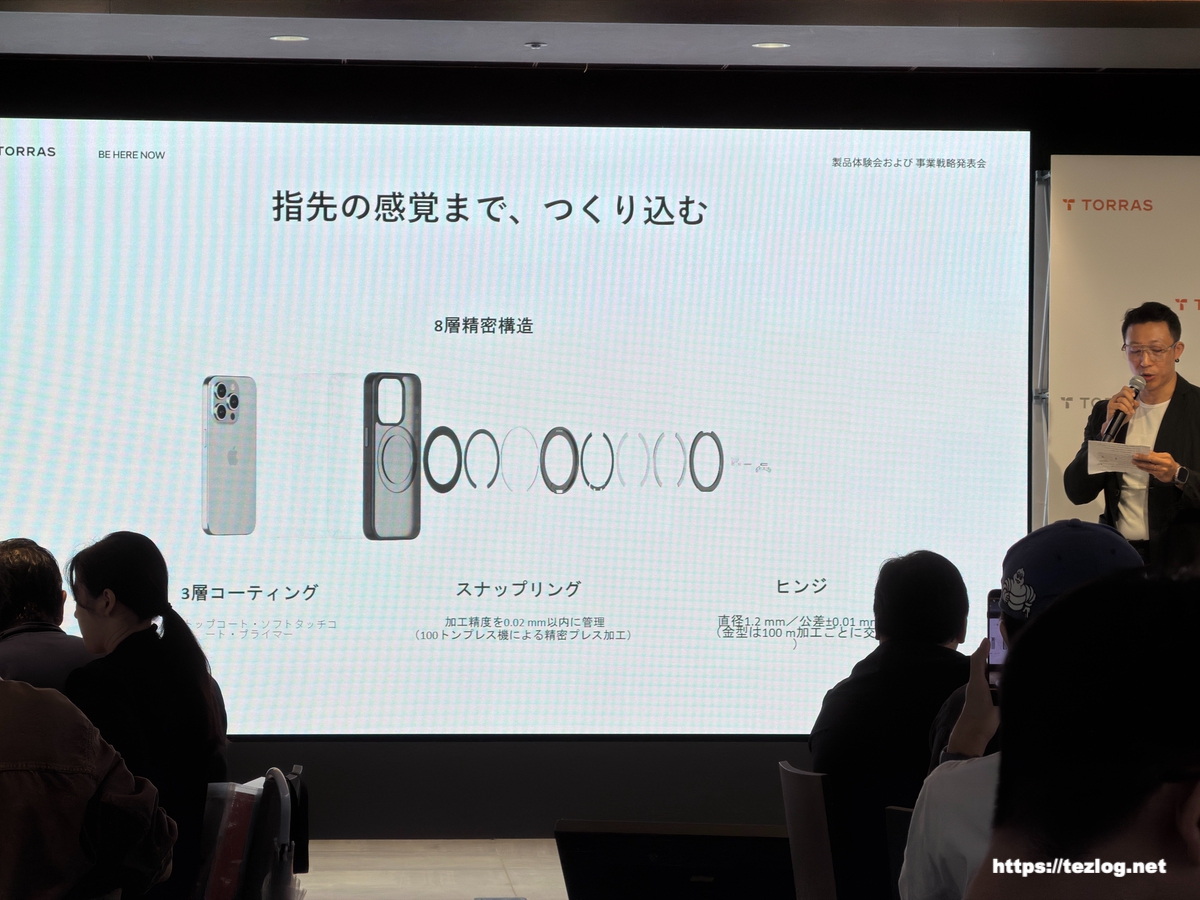 TORRAS 新製品体験会および事業戦略発表会